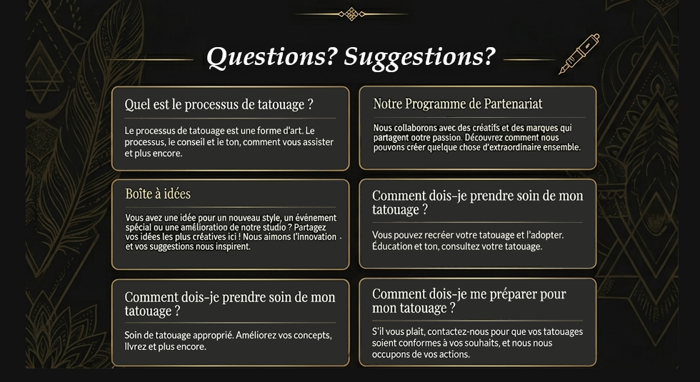 Questions suggestions